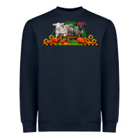 Navy halloween baby sheeps Heavyweight Sweatshirt - LillyAllenDesigns
