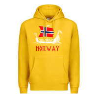 Lemon boat norwegian flag norway viking ship norway Premium Hoodie - FloraArt