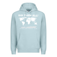 Blue Mist Seven Continents Shirt Premium Hoodie - FloraArt