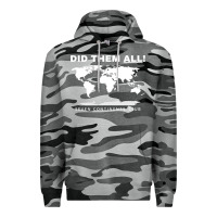 Slate Camo Seven Continents Shirt Premium Hoodie - FloraArt