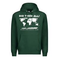 Sports Green Seven Continents Shirt Premium Hoodie - FloraArt