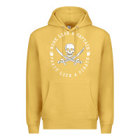 Antique Gold Work like a captain party like a pirate Premium Hoodie - FloraArt