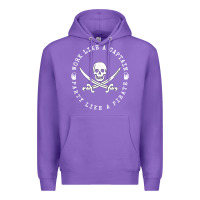 Work Like A Captain Party Like A Pirate Premium Hoodie | Teevron