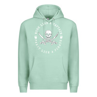 Seafoam Work like a captain party like a pirate Premium Hoodie - FloraArt