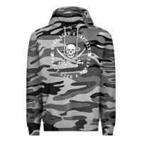 Slate Camo Work like a captain party like a pirate Premium Hoodie - FloraArt