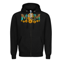 Black charolais cow mom Zipper Hoodie - LillyAllenDesigns