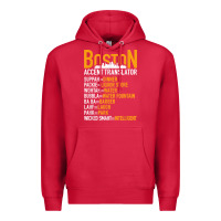 Cardinal wicked smaht boston accent translator bostonians gifts shirt Premium Hoodie - FloraArt