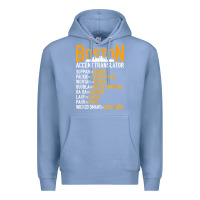 Colony Blue wicked smaht boston accent translator bostonians gifts shirt Premium Hoodie - FloraArt