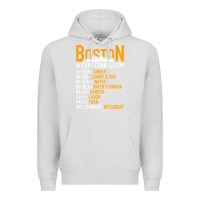 Dove Grey wicked smaht boston accent translator bostonians gifts shirt Premium Hoodie - FloraArt