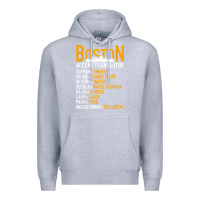 Heather Grey wicked smaht boston accent translator bostonians gifts shirt Premium Hoodie - FloraArt