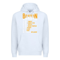 White wicked smaht boston accent translator bostonians gifts shirt Premium Hoodie - FloraArt