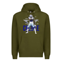 Army Green ceedee lamb Premium Hoodie - FloraArt