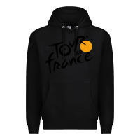 Black tour de france cycling Premium Hoodie - ArtMosaic