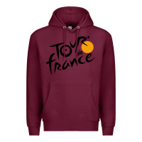 Burgundy tour de france cycling Premium Hoodie - ArtMosaic