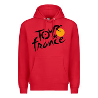 Red tour de france cycling Premium Hoodie - ArtMosaic