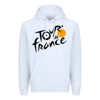 White tour de france cycling Premium Hoodie - ArtMosaic