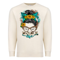 Sandshell nona life messy bun Premium Sweatshirt - BarkalooDesign