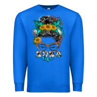True Royal nona life messy bun Premium Sweatshirt - BarkalooDesign