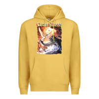 Antique Gold Clash of the Titans (Transparent) Premium Hoodie - ArtMosaic