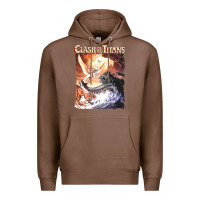 Chestnut Clash of the Titans (Transparent) Premium Hoodie - ArtMosaic