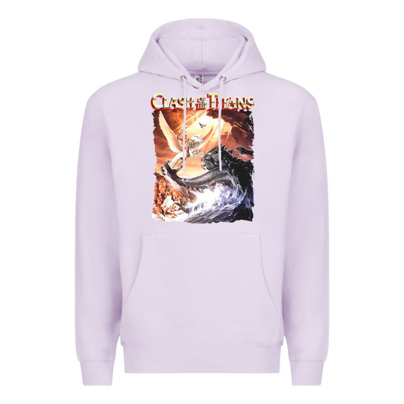 Clash Of The Titans (transparent) Premium Hoodie by ArtMosaic | Teevron