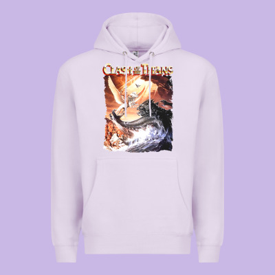 Clash Of The Titans (transparent) Premium Hoodie Designed By Artmosaic