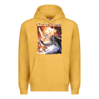 Mustard Clash of the Titans (Transparent) Premium Hoodie - ArtMosaic
