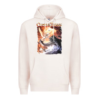 Pale Pink Clash of the Titans (Transparent) Premium Hoodie - ArtMosaic