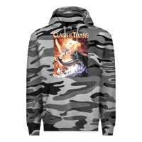 Slate Camo Clash of the Titans (Transparent) Premium Hoodie - ArtMosaic