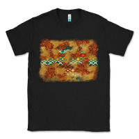 Black Aztec Background Pattern Western Classic Tee - texasbilliewilder