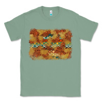 Sage Aztec Background Pattern Western Classic Tee - texasbilliewilder