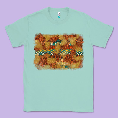 Aztec Background Pattern Western Classic Tee Designed By Texasbilliewilder