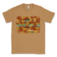 Toasted Coconut Aztec Background Pattern Western Classic Tee - texasbilliewilder