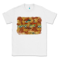 White Aztec Background Pattern Western Classic Tee - texasbilliewilder