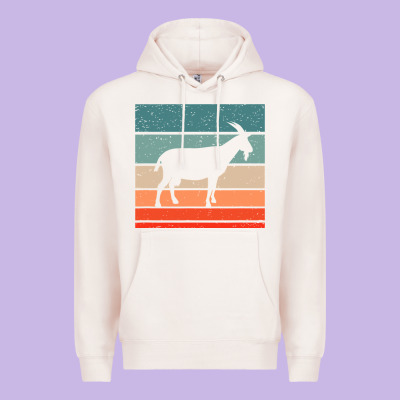 Goat Goats Retro Style Vintage 140 Goat Lover Premium Hoodie Designed By Artmosaic