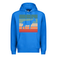 True Royal goat goats retro style vintage 140 goat lover Premium Hoodie - ArtMosaic