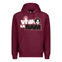 Burgundy viva la bam Premium Hoodie - ArtMosaic