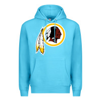 Ocean Blue the indian red skins clasic Premium Hoodie - ArtMosaic