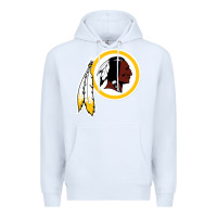 White the indian red skins clasic Premium Hoodie - ArtMosaic