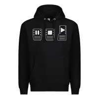 Black save manual pedal diagram stick shift car lover t shirt Premium Hoodie - ArtMosaic