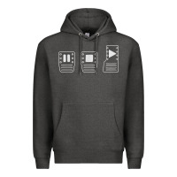 Charcoal Heather save manual pedal diagram stick shift car lover t shirt Premium Hoodie - ArtMosaic