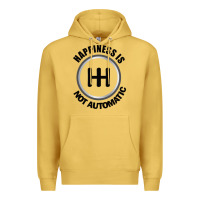 Antique Gold Happiness is Not Automatic..Save the manuals.. 3 Pedals Cars Lovers gi Premium Hoodie - ArtMosaic
