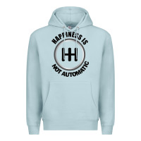 Blue Mist Happiness is Not Automatic..Save the manuals.. 3 Pedals Cars Lovers gi Premium Hoodie - ArtMosaic