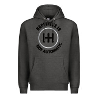 Charcoal Heather Happiness is Not Automatic..Save the manuals.. 3 Pedals Cars Lovers gi Premium Hoodie - ArtMosaic