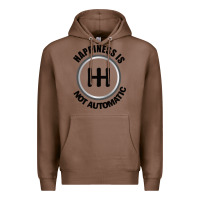 Chestnut Happiness is Not Automatic..Save the manuals.. 3 Pedals Cars Lovers gi Premium Hoodie - ArtMosaic