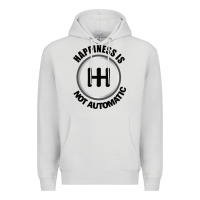 Dove Grey Happiness is Not Automatic..Save the manuals.. 3 Pedals Cars Lovers gi Premium Hoodie - ArtMosaic