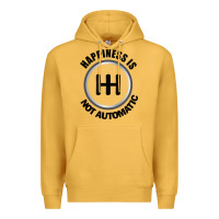 Mustard Happiness is Not Automatic..Save the manuals.. 3 Pedals Cars Lovers gi Premium Hoodie - ArtMosaic