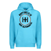 Ocean Blue Happiness is Not Automatic..Save the manuals.. 3 Pedals Cars Lovers gi Premium Hoodie - ArtMosaic
