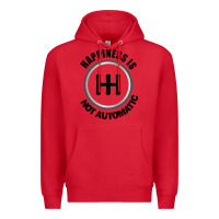 Red Happiness is Not Automatic..Save the manuals.. 3 Pedals Cars Lovers gi Premium Hoodie - ArtMosaic
