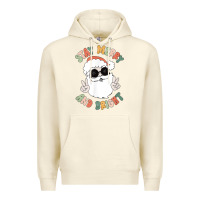 Sandshell funny groovy stay merry and bright christmas santa claus t shirt Premium Hoodie - ArtMosaic